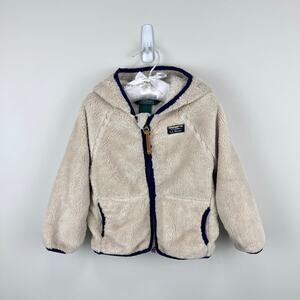 L.L. Bean Infants' and Toddlers' Hi-Pile Fleece Jacket Natural 12-18 Months